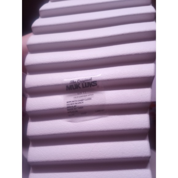 MUK LUKS WOMENS SANDALS US 11 WHITE SUN CATCHER FAUX LEATHER SINGLE‎ STRAP NIB - Picture 7 of 8